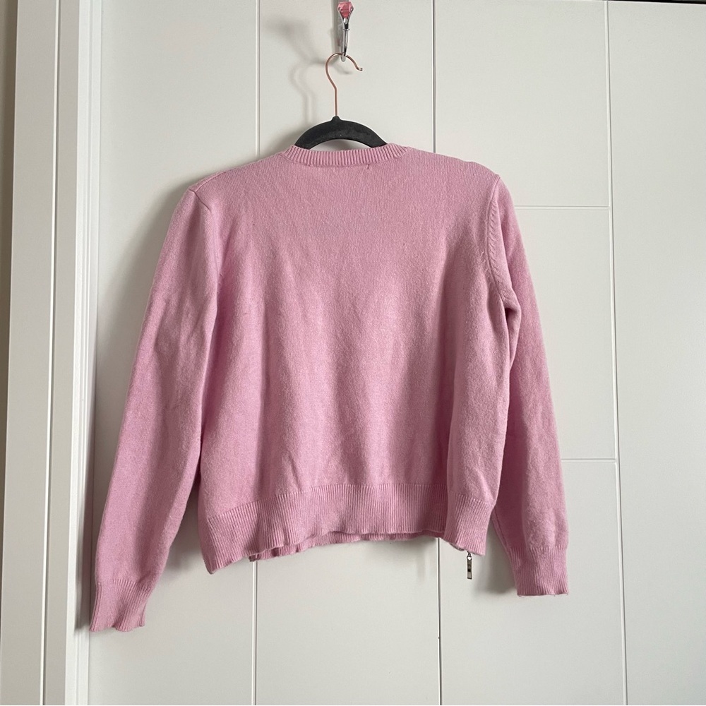 3/$45 Forever 21 Pink Side Sip Crewneck Sweater - Picture 5 of 6